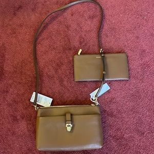 Michael Kors Crossbody and wallet set. New with tags.